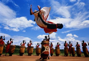 部族の踊り